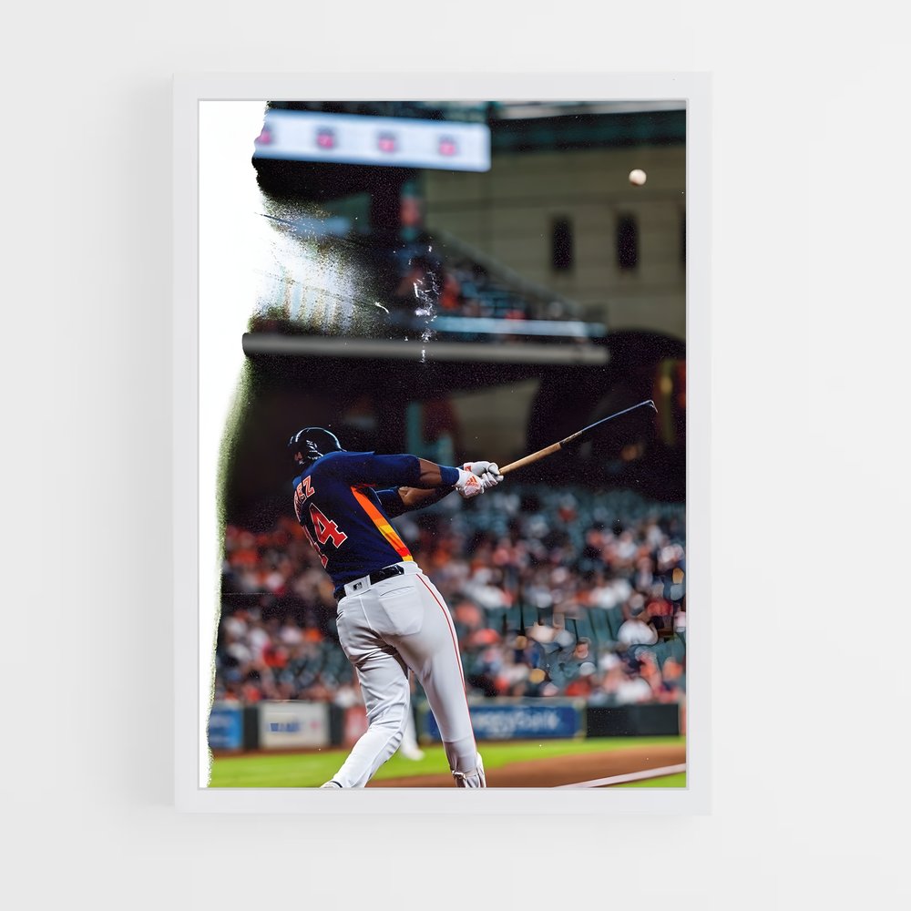 Poster Yordan Alvarez Baseball (vue 3)